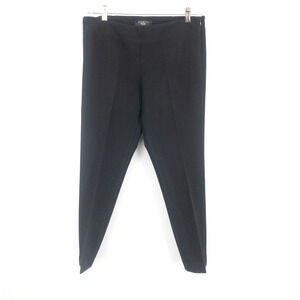 Talbots Petite Modern Black Ankle Pants 10P Timeless Workwear